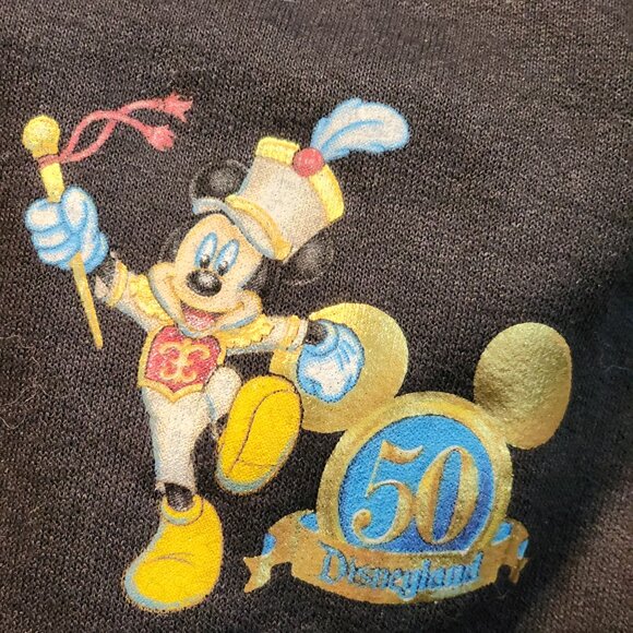 Disneyland 50th Anniversary 2005 - Black Zip Hoodie - New $100 OBO - MED. - Picture 3 of 7